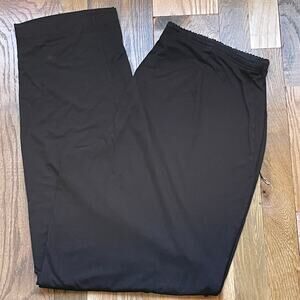 J Jill Wearever Black Pull On Lounge Pants Women's Large Stretch